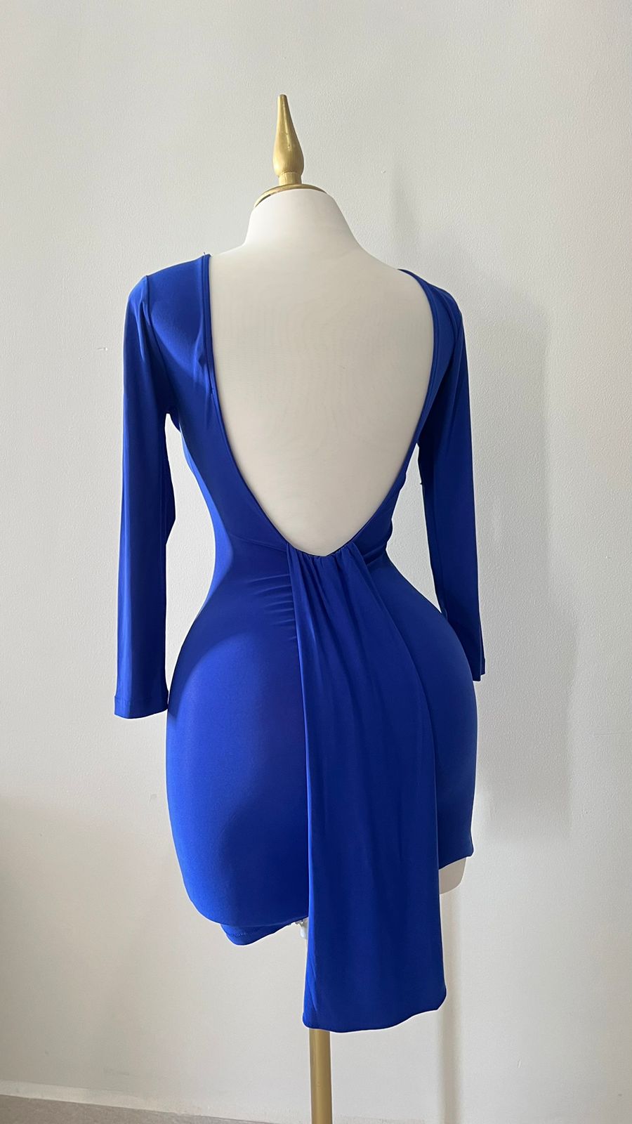 Vestido azul licra